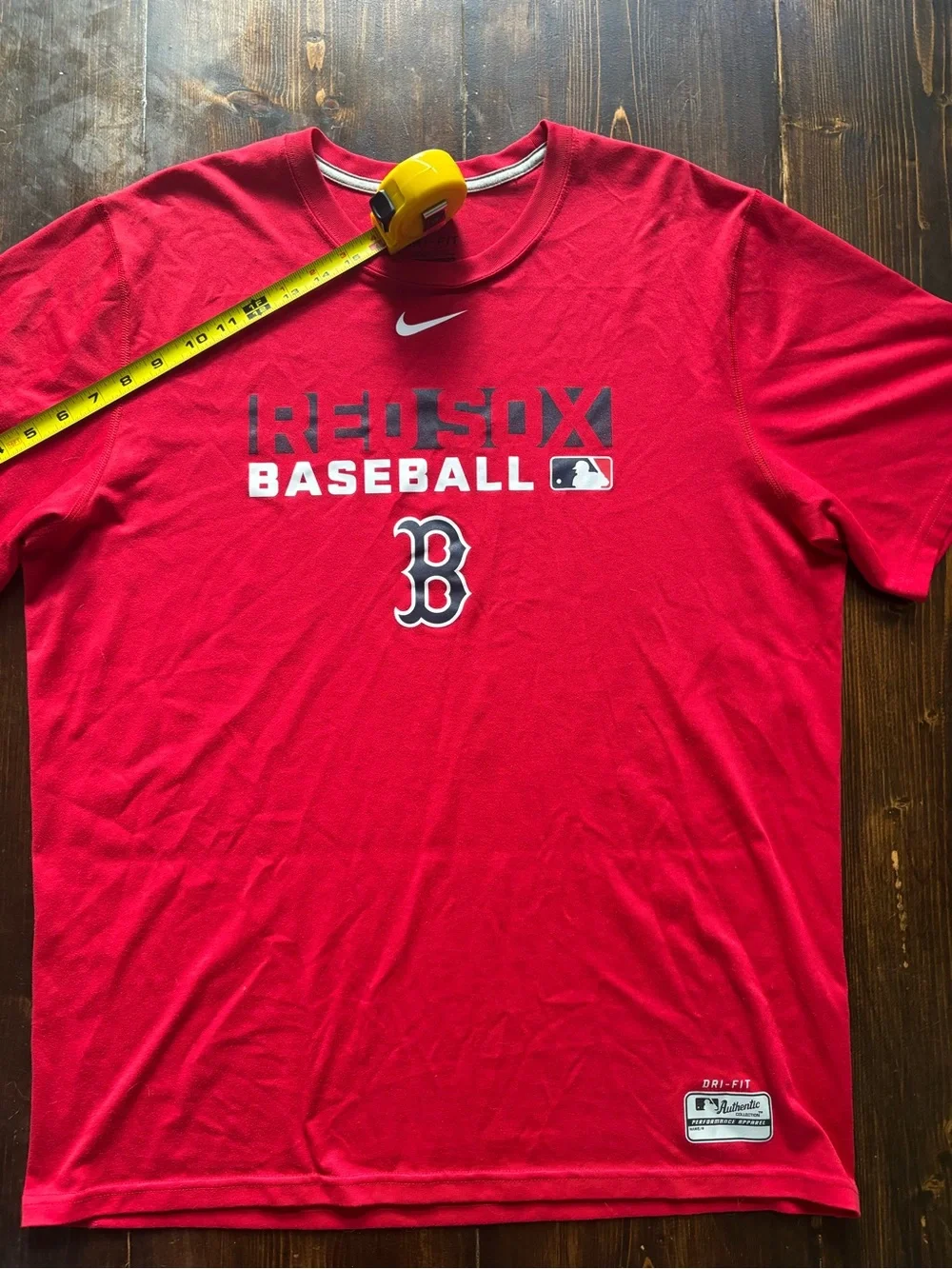 Vintage Nike Red Boston Red Sox Baseball Tee Size Large